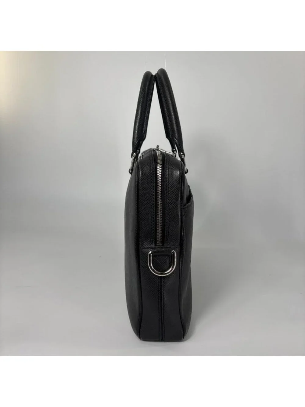 Louis Vuitton Super Taiga Porte Documents PM Noir Business Bag Black
